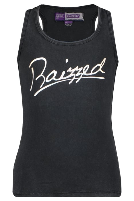 GIRLS PHOENIX SINGLET WASHED BLACK 1