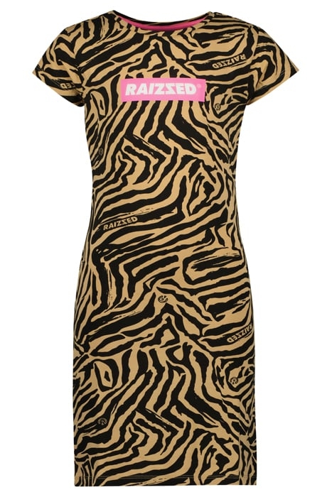 GIRLS MALAGA RUN 1 DRESS LIGHT HONEY BROWN 1