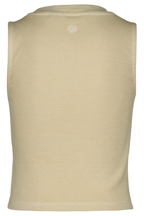 GIRLS LONDON SINGLET DUSTY SAND 4