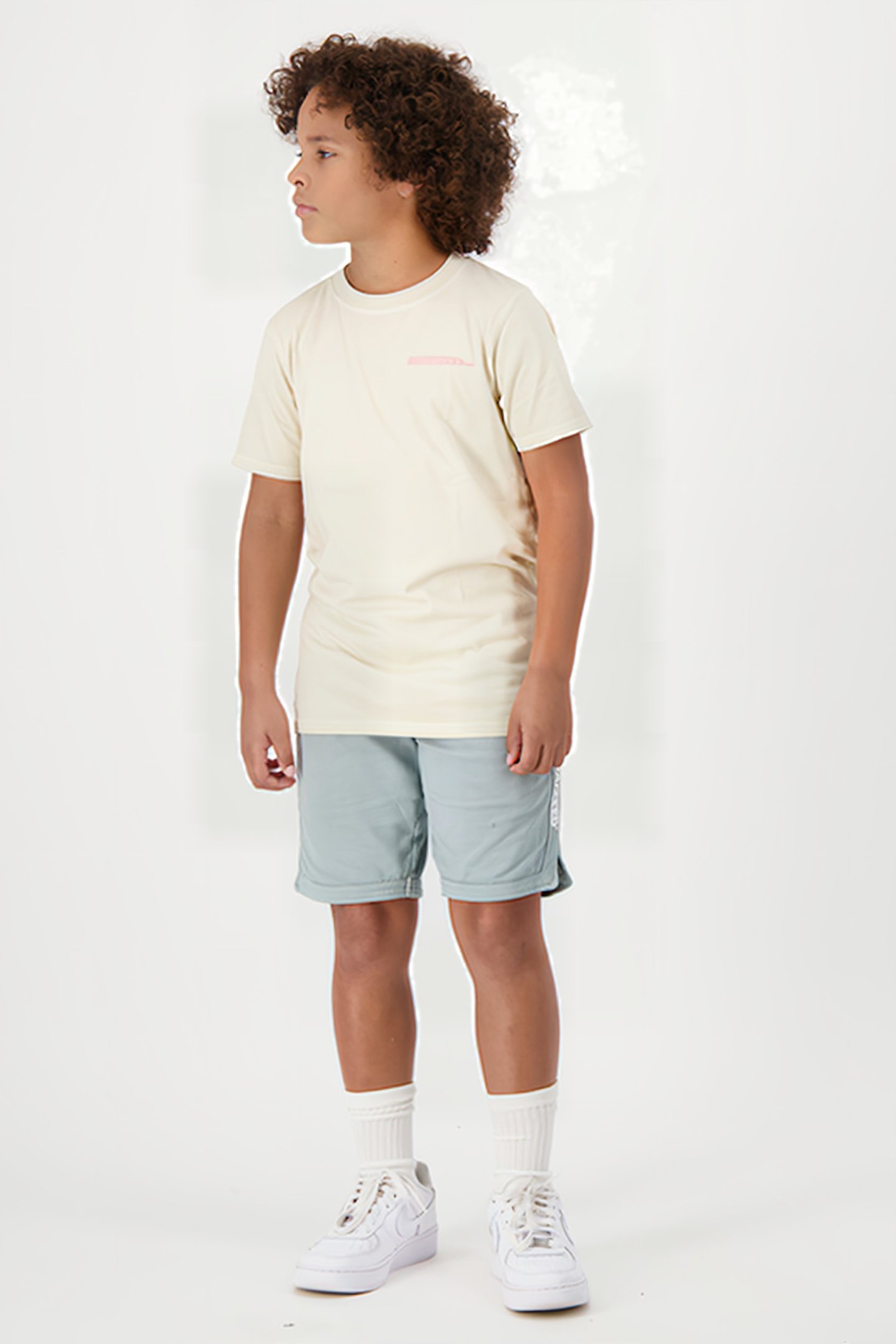 BOYS BENEDICT SHORTS MINT GREY 1