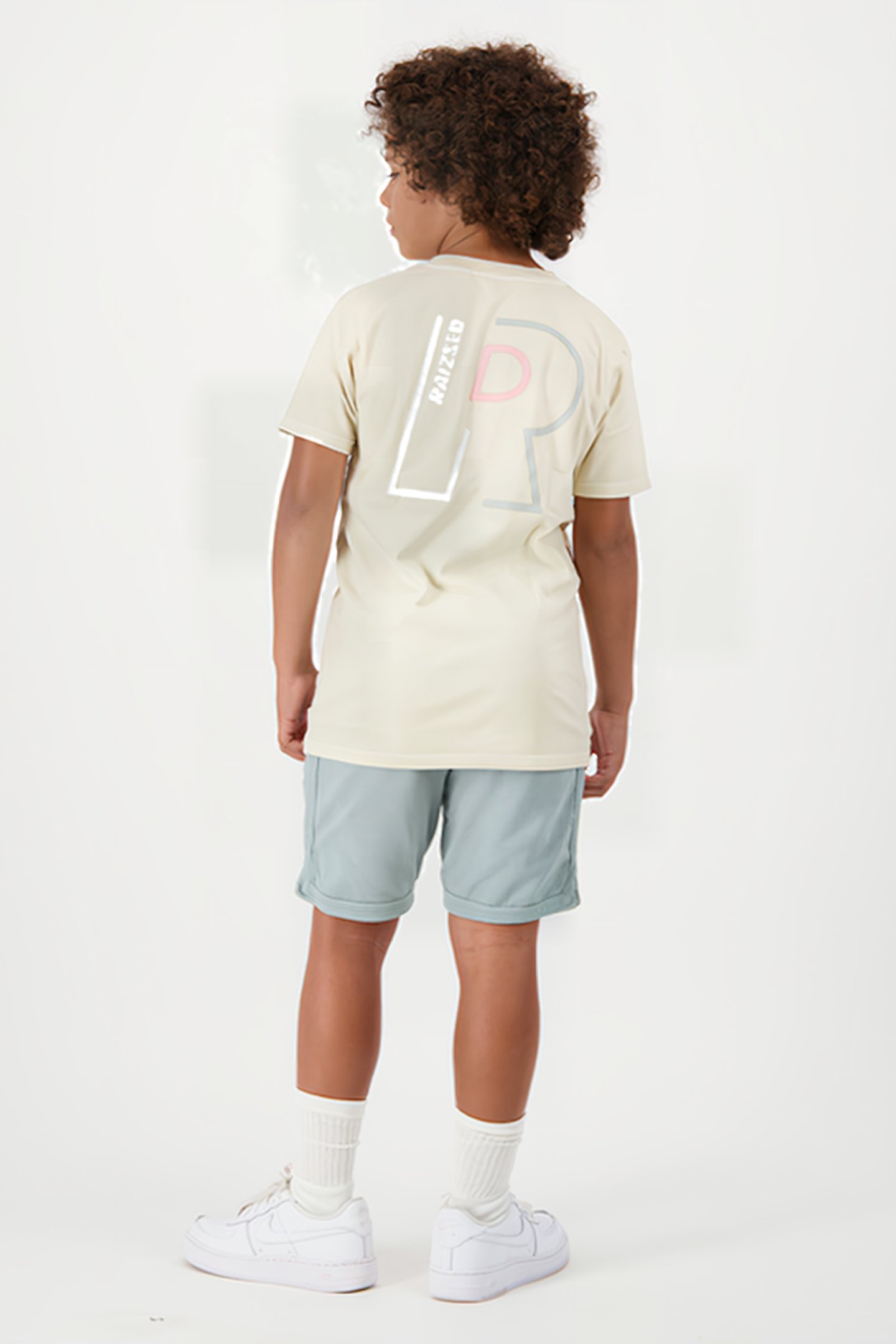 BOYS BENEDICT SHORTS MINT GREY 2