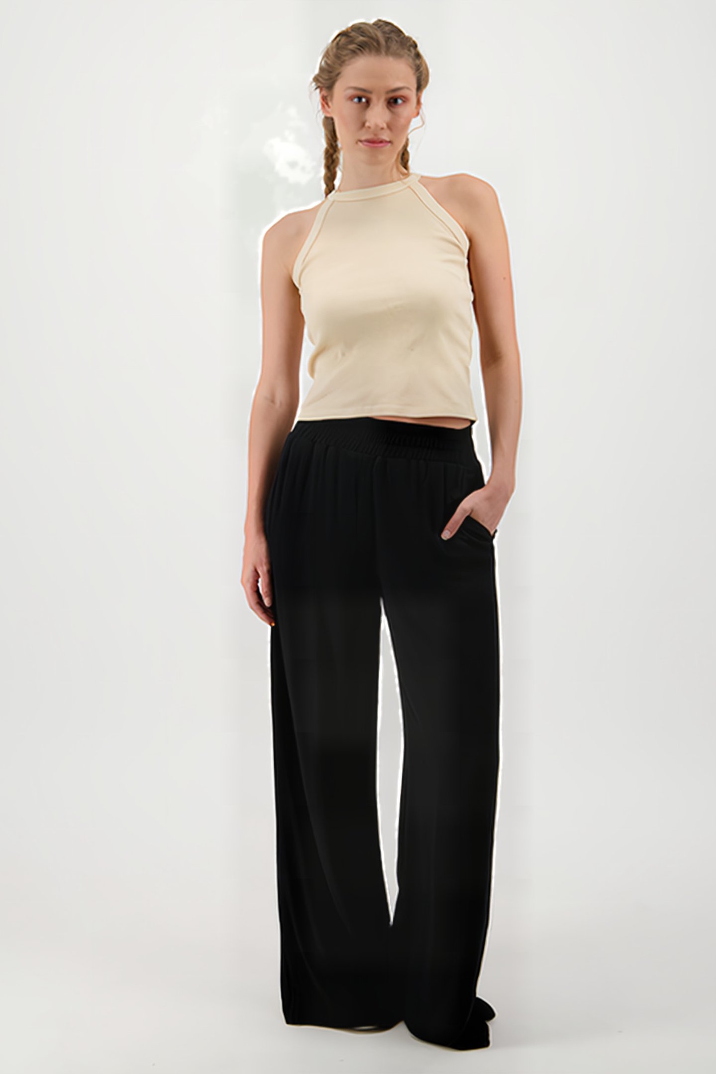 SAMIRA PANTS DEEP BLACK 1