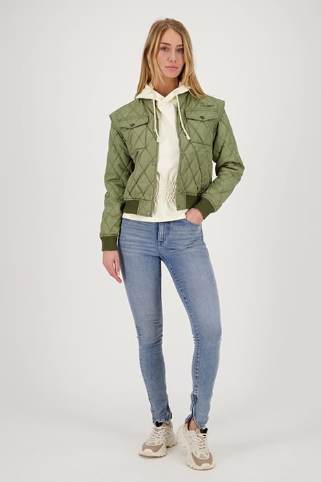 MAYA JACKET ARMY MOSS 1