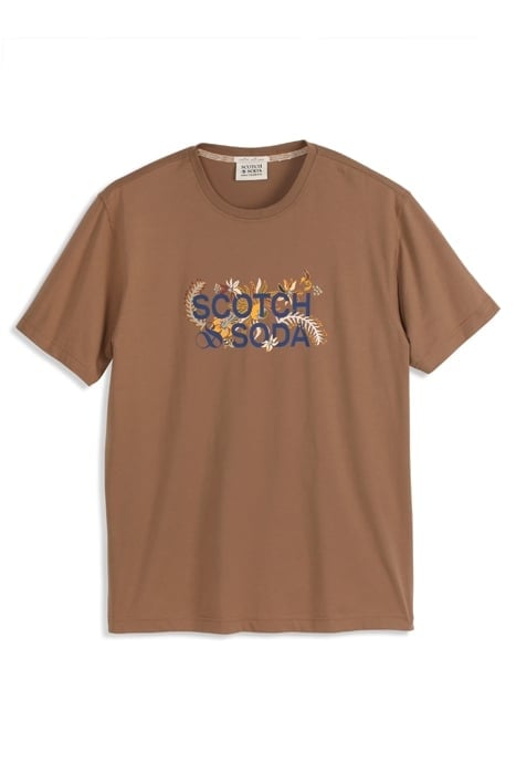 RELAXED FIT SS GRAPHIC TEE CAPPUCHINO 1