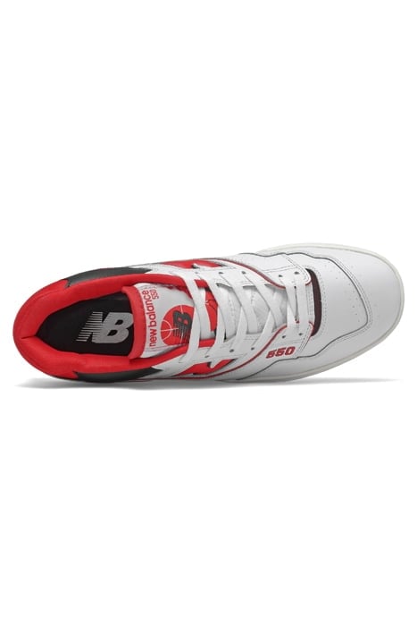 BB550SE1 SNEAKERS IN WHITE & RED 4