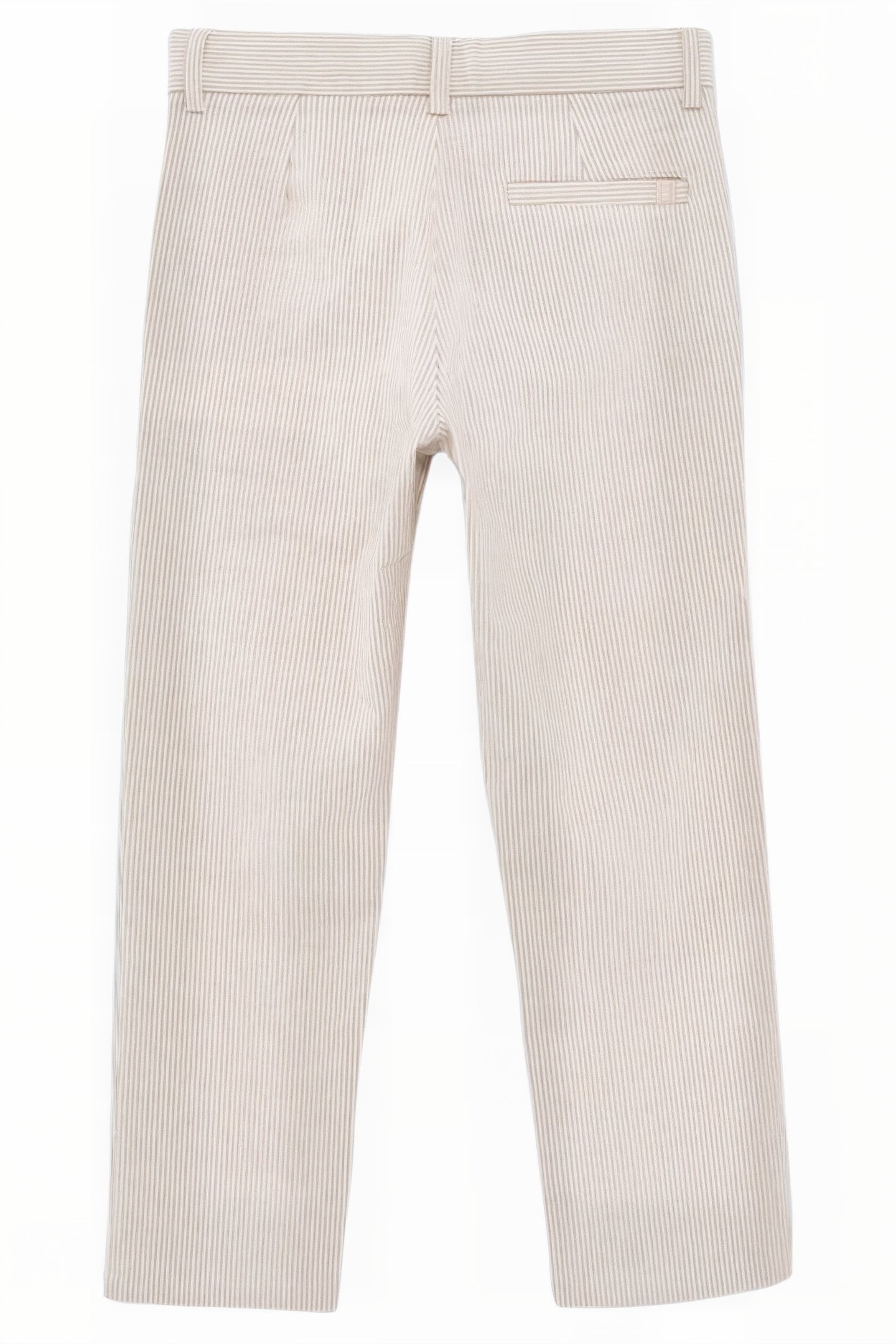 BOYS’ BEIGE STRIPED OCCASIONWEAR SUIT TROUSERS 2