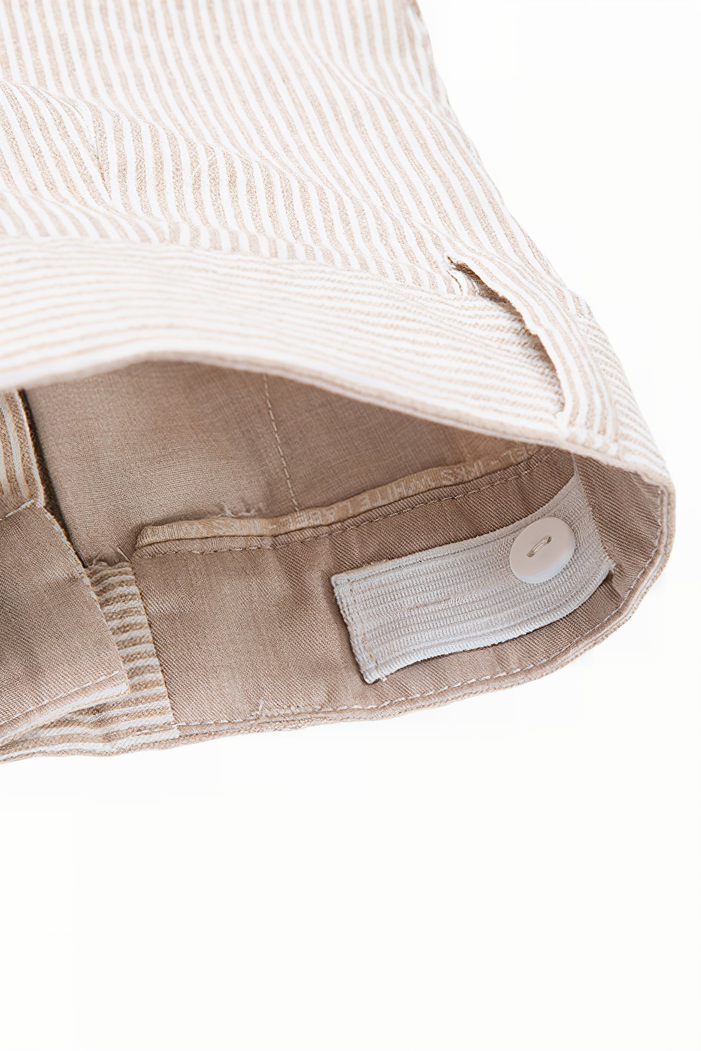 BOYS’ BEIGE STRIPED OCCASIONWEAR SUIT TROUSERS 6