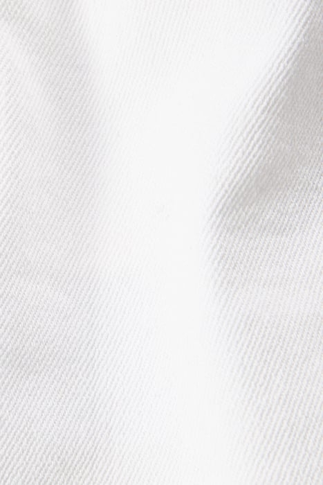 GIRLS' ECRU DENIM SHORTS WITH EMBROIDERED BRAID DOWN SIDES 8