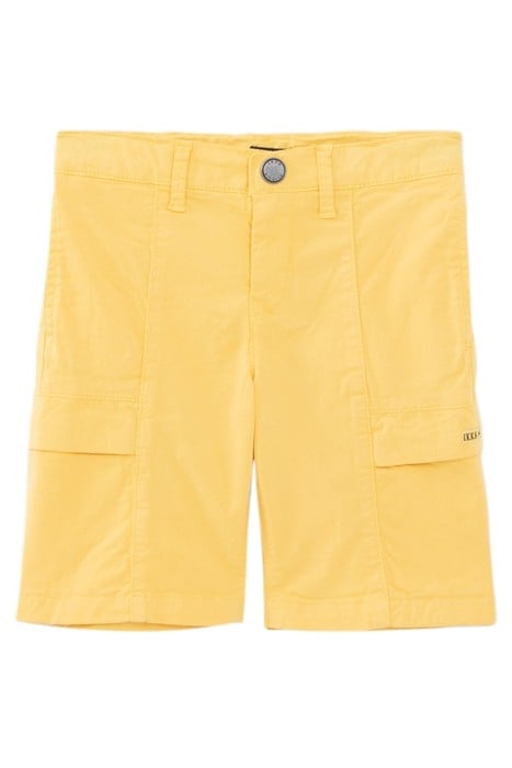 BOYS' YELLOW CARGO BERMUDA SHORTS 1