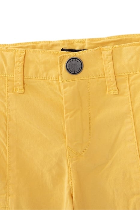 BOYS' YELLOW CARGO BERMUDA SHORTS 3