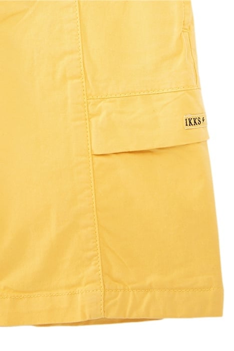 BOYS' YELLOW CARGO BERMUDA SHORTS 7