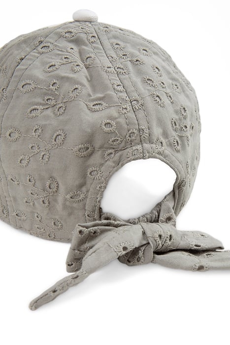 GIRLS’ KHAKI CAP WITH EYELET EMBROIDERY 6