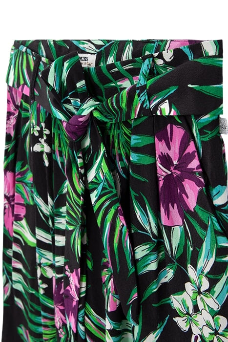 GIRLS’ BLACK LENZING™ ECOVERO™ TROPICAL TROUSERS 5