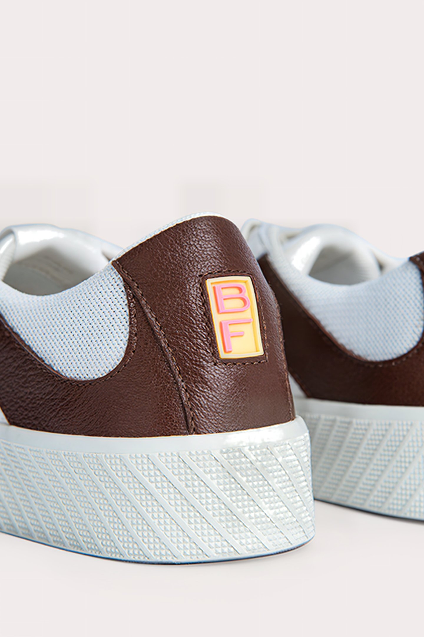 RODINA WHITE AND TABAC GRAINED LEATHER WHITE AND TABAC 6