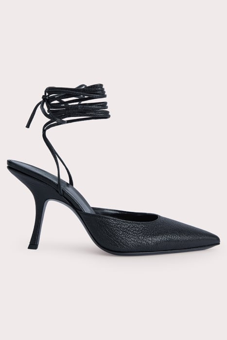 JEN BLACK GRAINED LEATHER BLACK 1