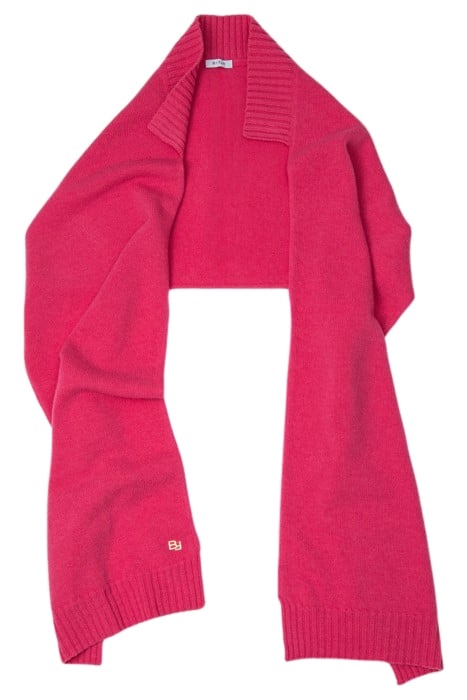 COLLAR SCARF ROSE WOOL ROSE 2