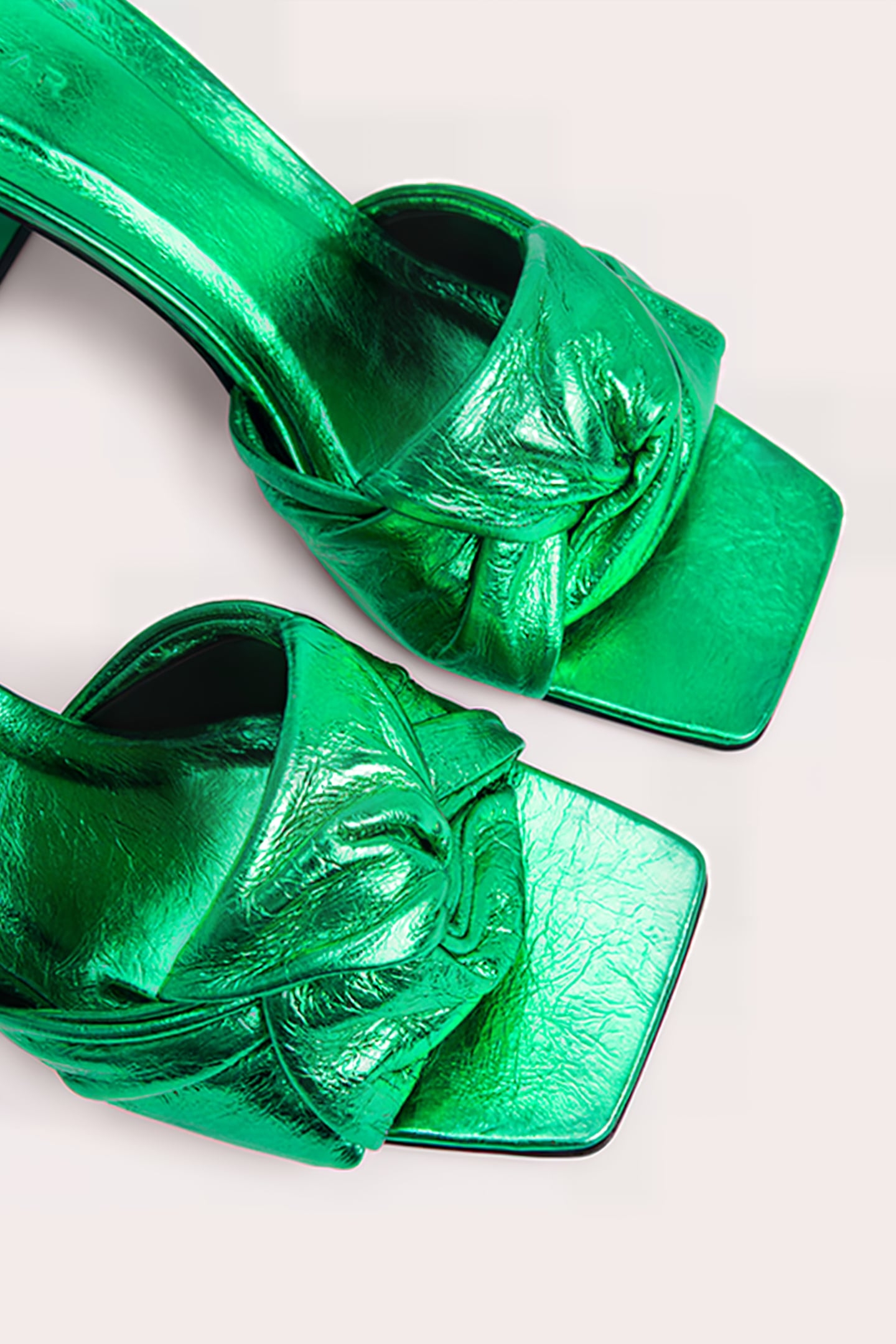 LAMAR CLOVER GREEN METALLIC LEATHER CLOVER GREEN 4