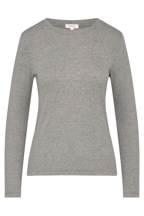 S.OLIVER T-SHIRTS GREY/BLACK 3