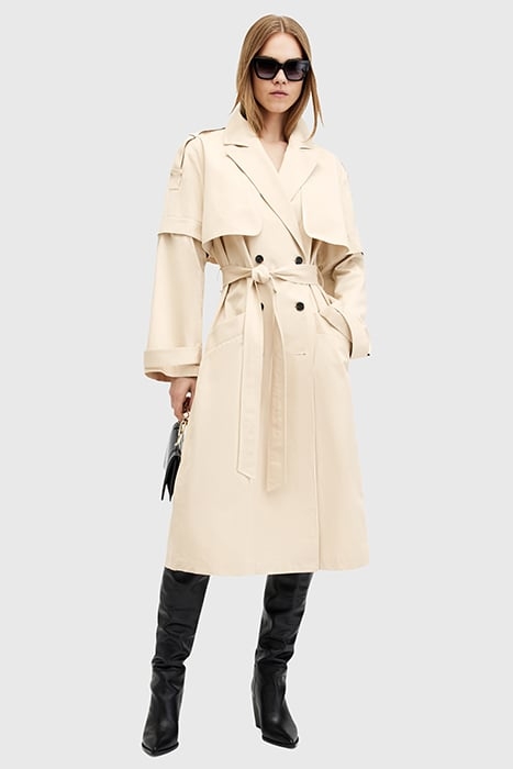 CLYDE TRENCH ECRU WHITE 2