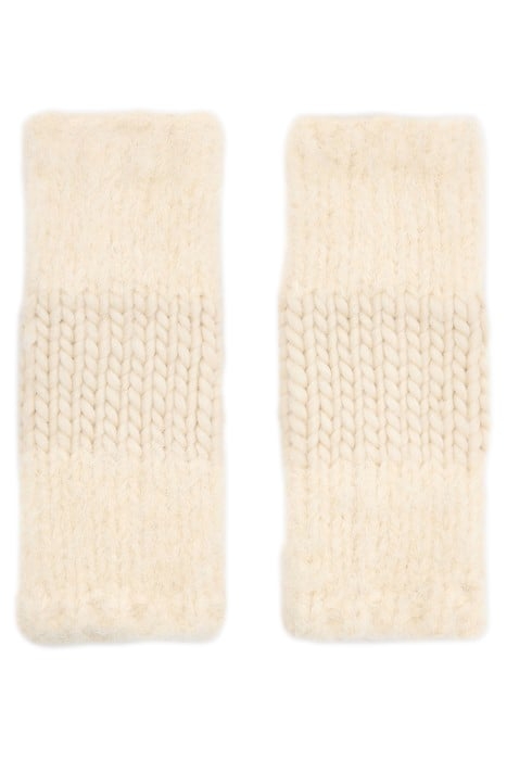 AMBER MIX ARMWARMER ECRU WHITE 2