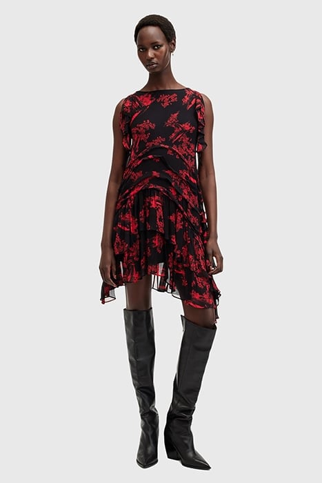 CALLIE DRESS MARIA SIREN RED 3