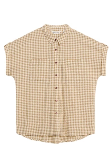 ELLA CHECK SHIRT NATURAL MULTI 1