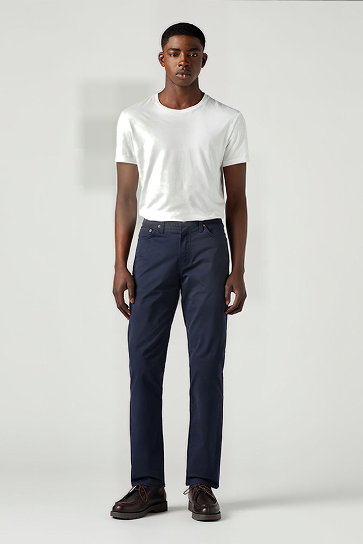 511 SLIM BALTIC NAVY SUEDED SATEEN WT B 2