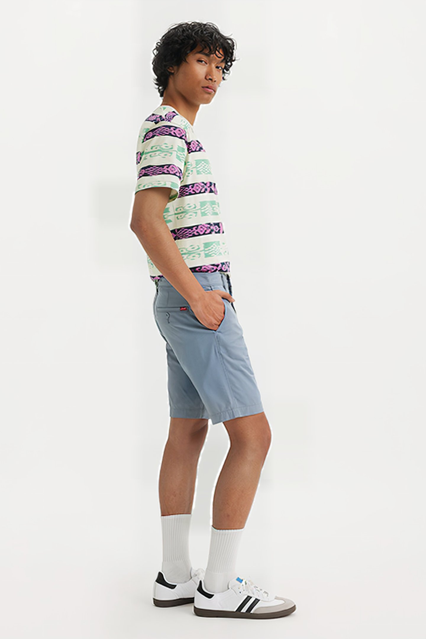 XX CHINO SHORTS III KANO BLUE 4