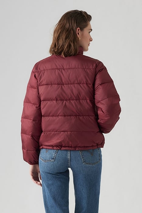 PIPER POLY PACKABLE JACKET BURGUNDY 2