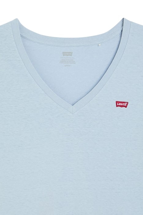 PERFECT SLUB VNECK NIAGARA MIST SLUB 7