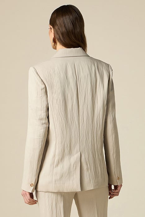 TENCEL-BLEND BLAZER NATURAL 2