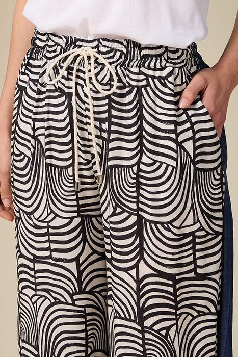 DUAL FABRIC TROUSERS WHITE 5