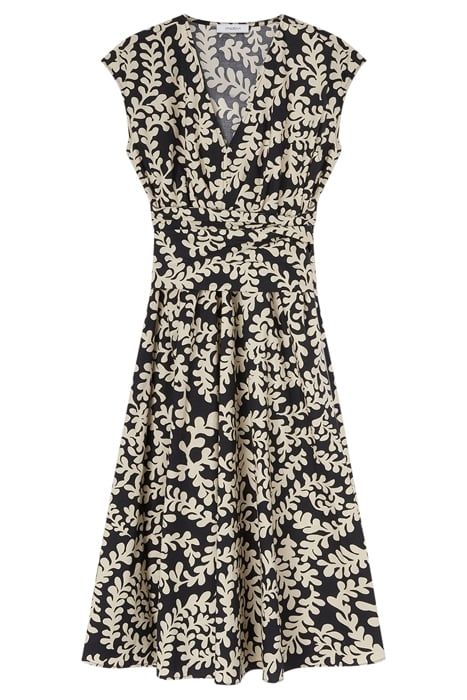 POPLIN MIDI DRESS BLACK 3