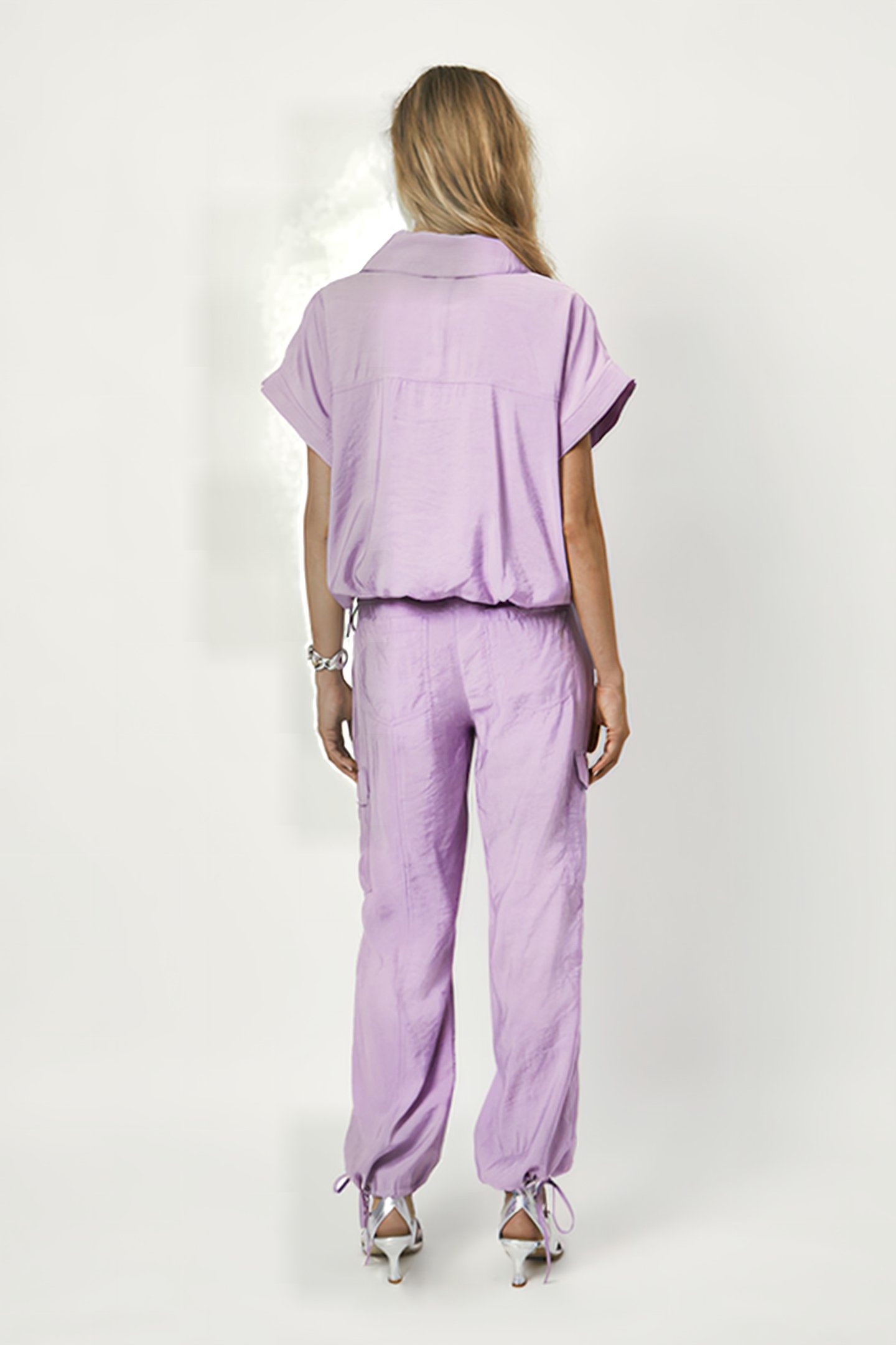 AESTHETIC PARACHUTE PANTS FONDANT PINK 8