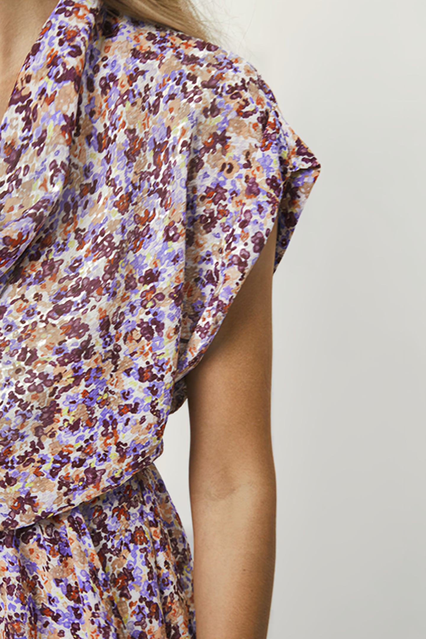 HANNA PRINTED MINI DRESS MULTICOLOUR 8