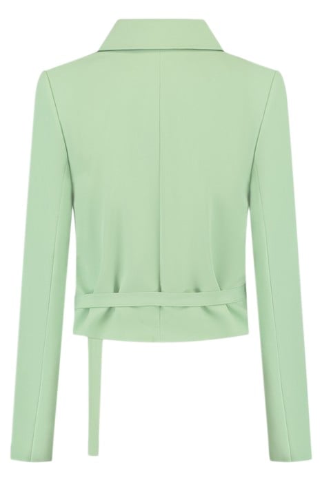 NULA WRAP BLOUSE MISTY GREEN 2