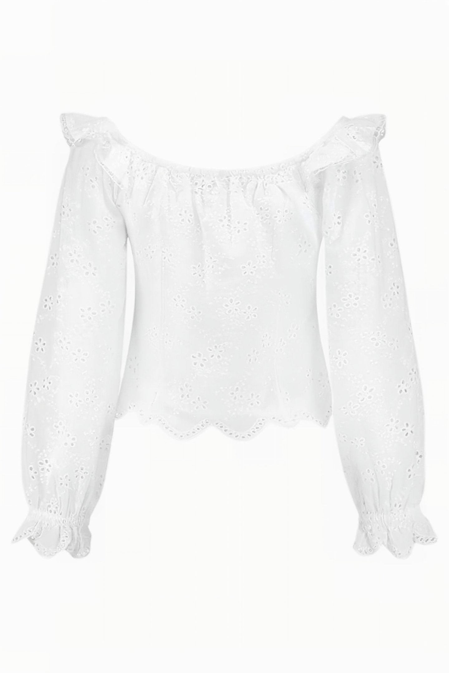 REBECY BRODERIE TOP STAR WHITE 2