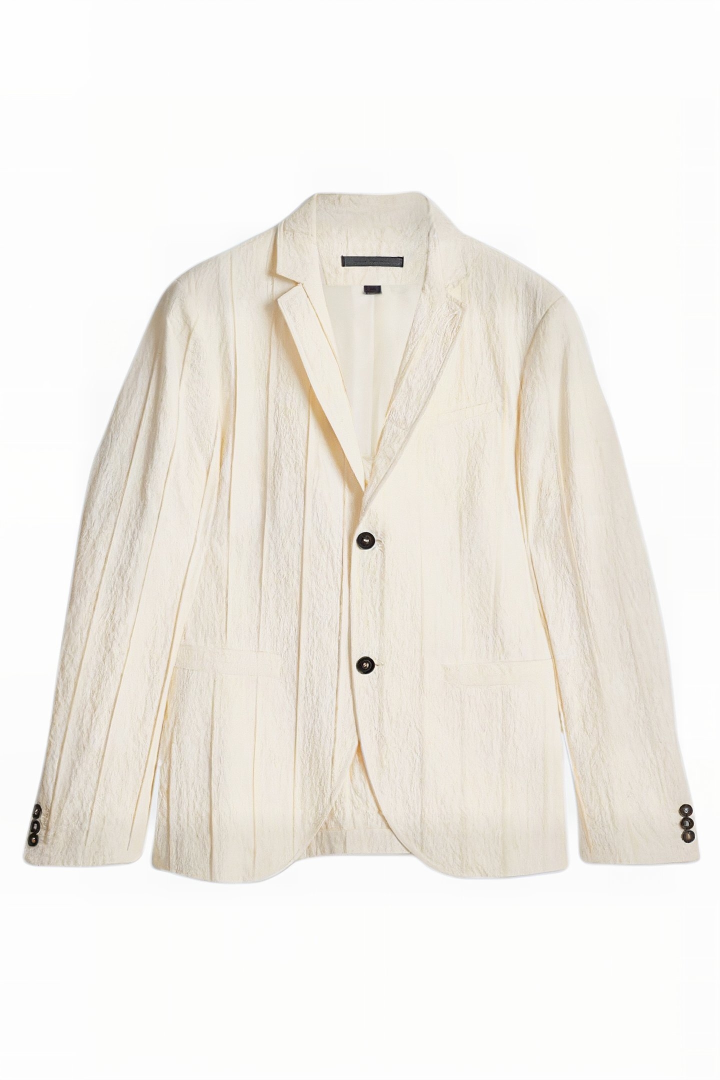 SLIM FIT JACKET WITH PINTUCK DETAILS CHINA WHITE 1