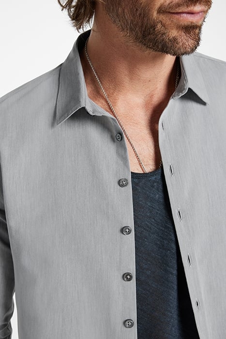 MULTI BUTTON SLIM FIT SHIRT ASH 3