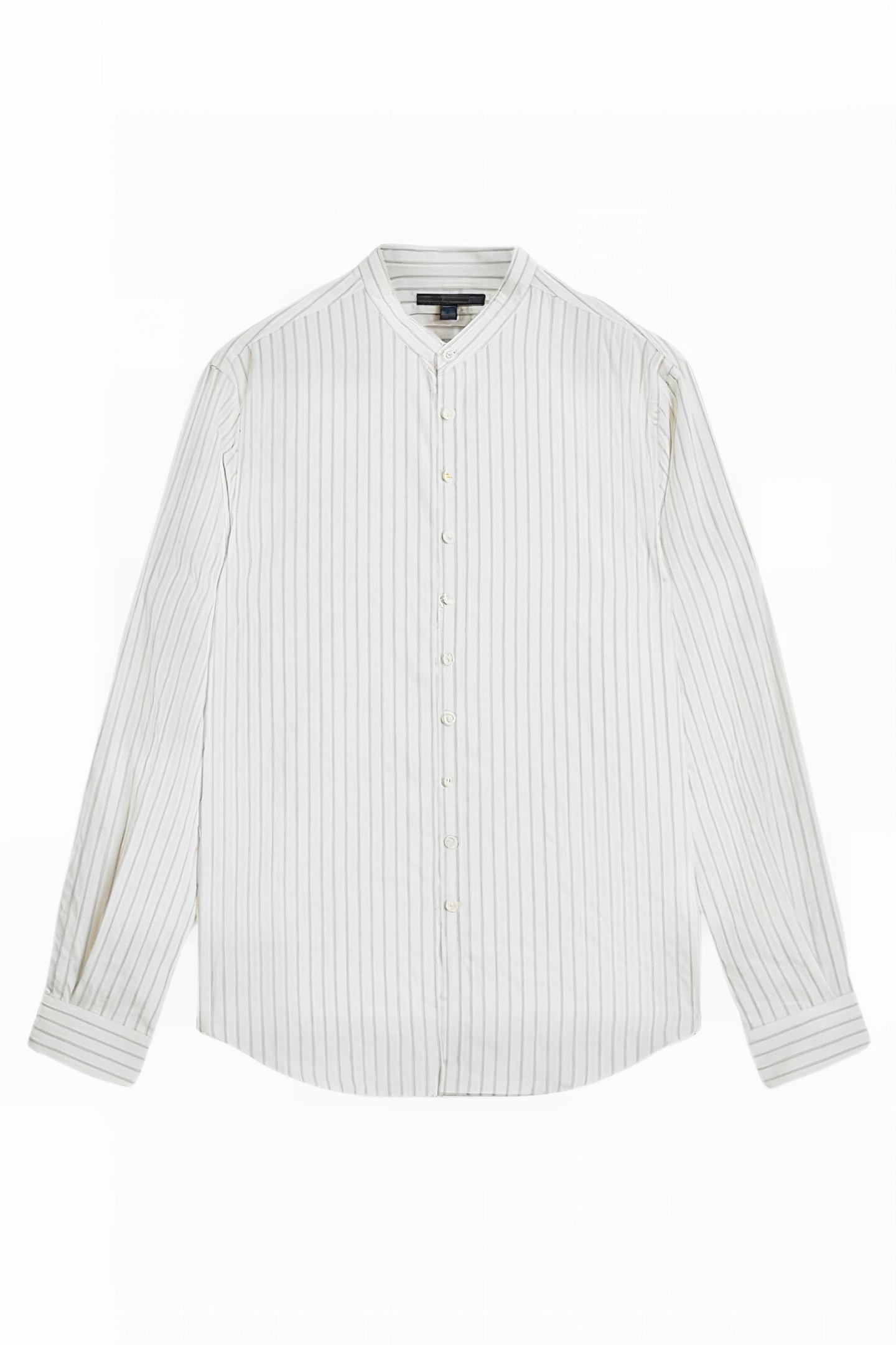 MULTI BUTTON SLIM FIT SHIRT WHITE 2