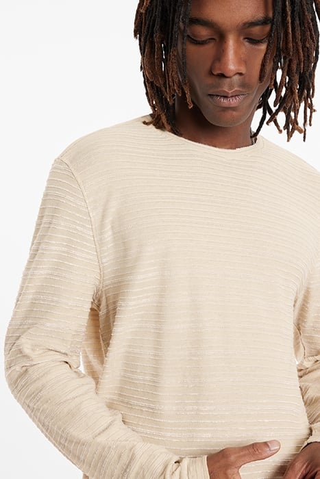 ALAIN LS CREW IN VARIEGAT TOAST 3