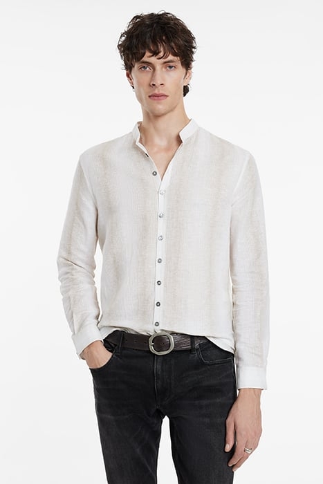 MULTI BUTTON BAND COLLAR CAMEL 1