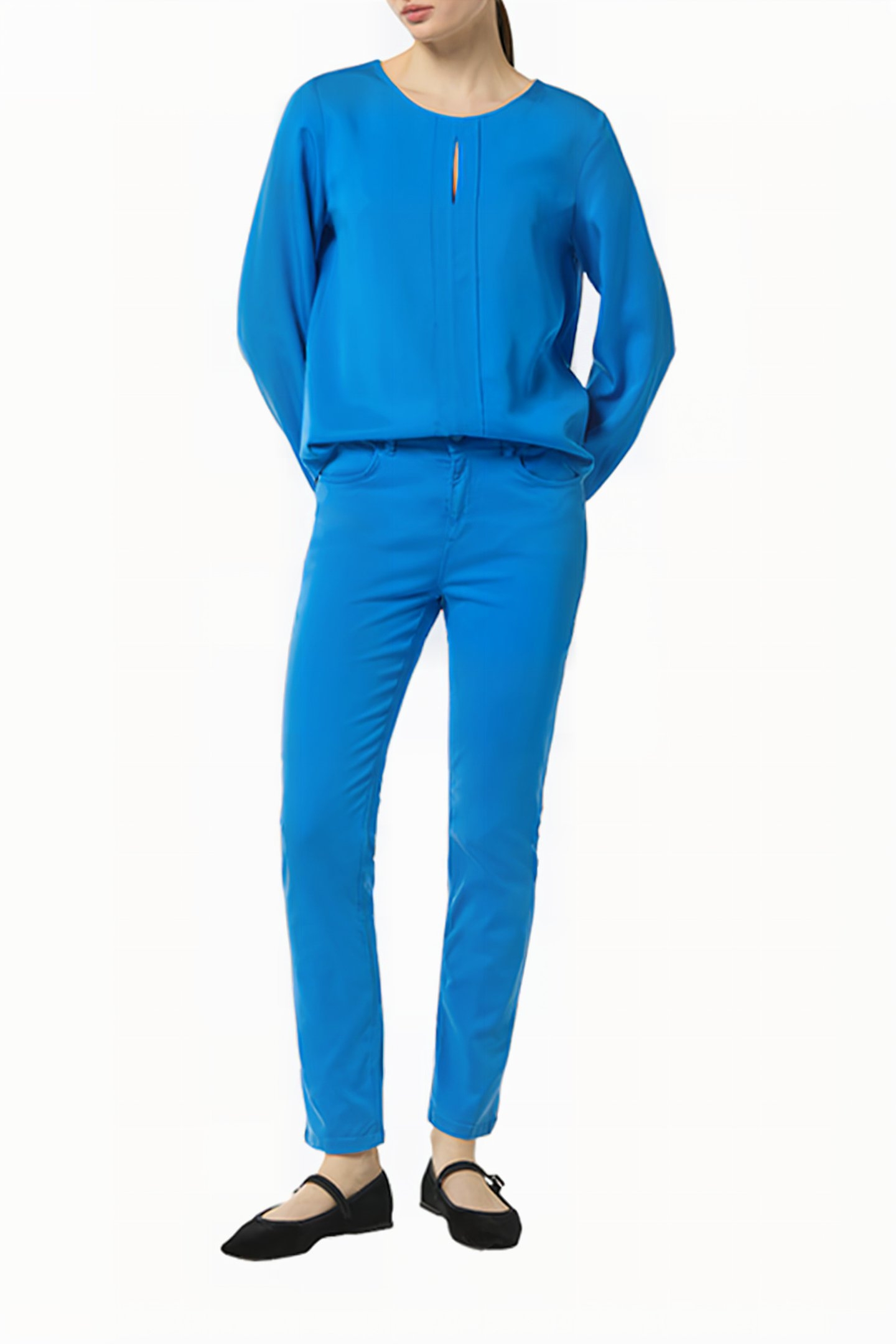 COMMA BLOUSES BLUE 1