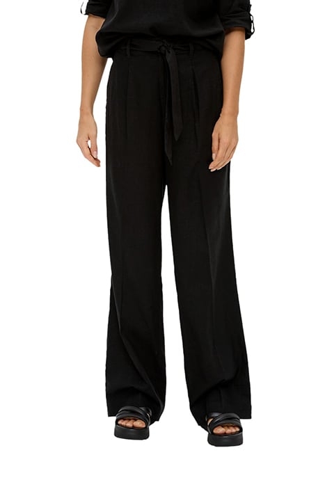 S.OLIVER PANTS BLACK 1