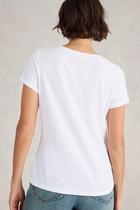 ELLIE LACE TEE BRILLIANT WHITE 2