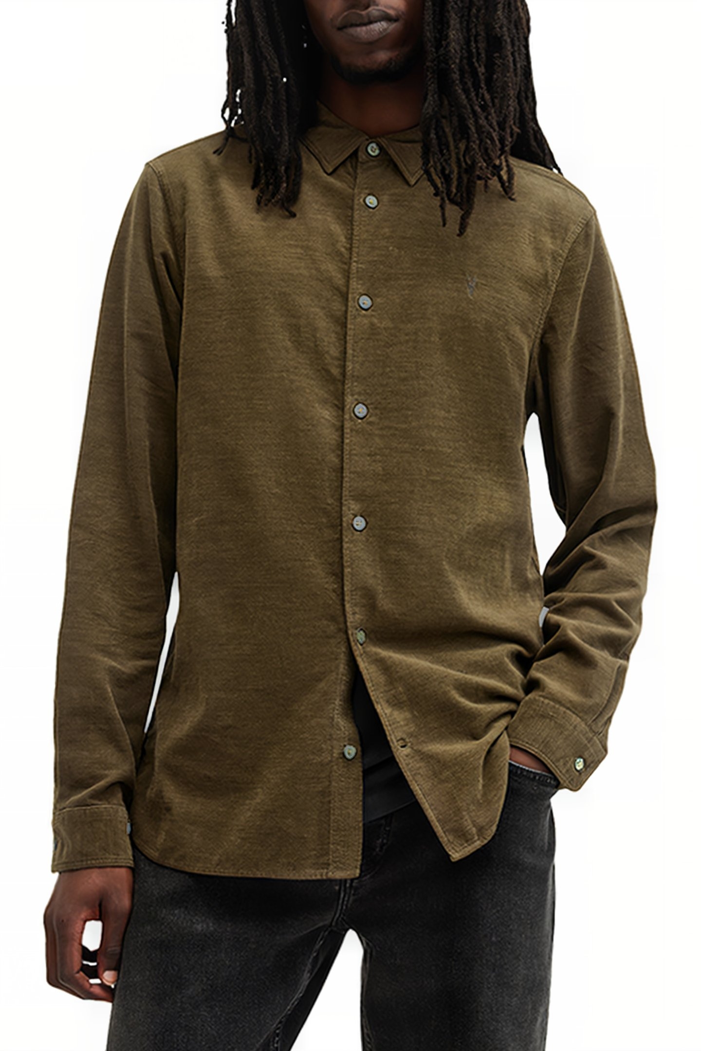 BIRCHWOOD LS SHIRT CAGE BROWN 1