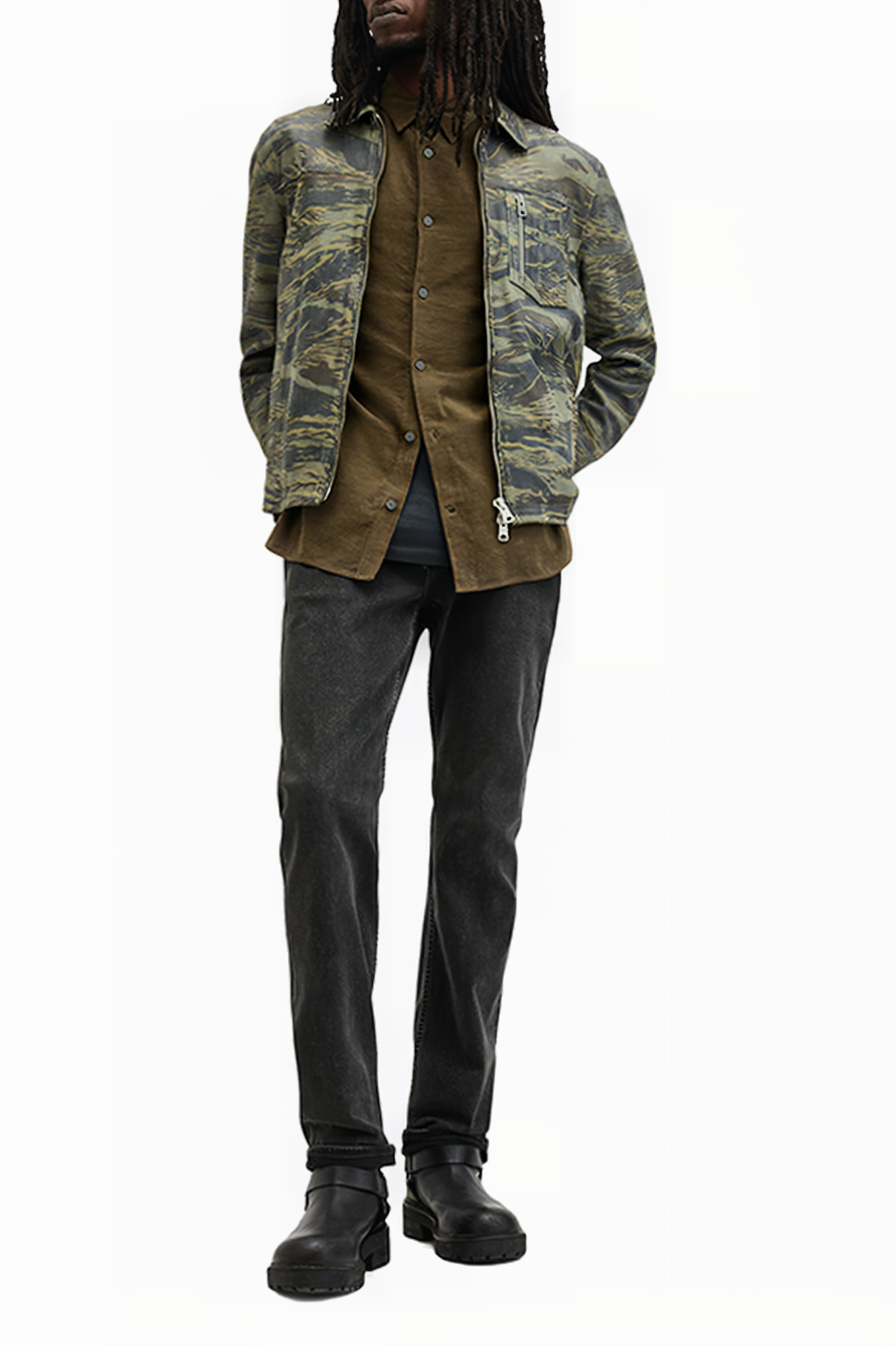 BIRCHWOOD LS SHIRT CAGE BROWN 5