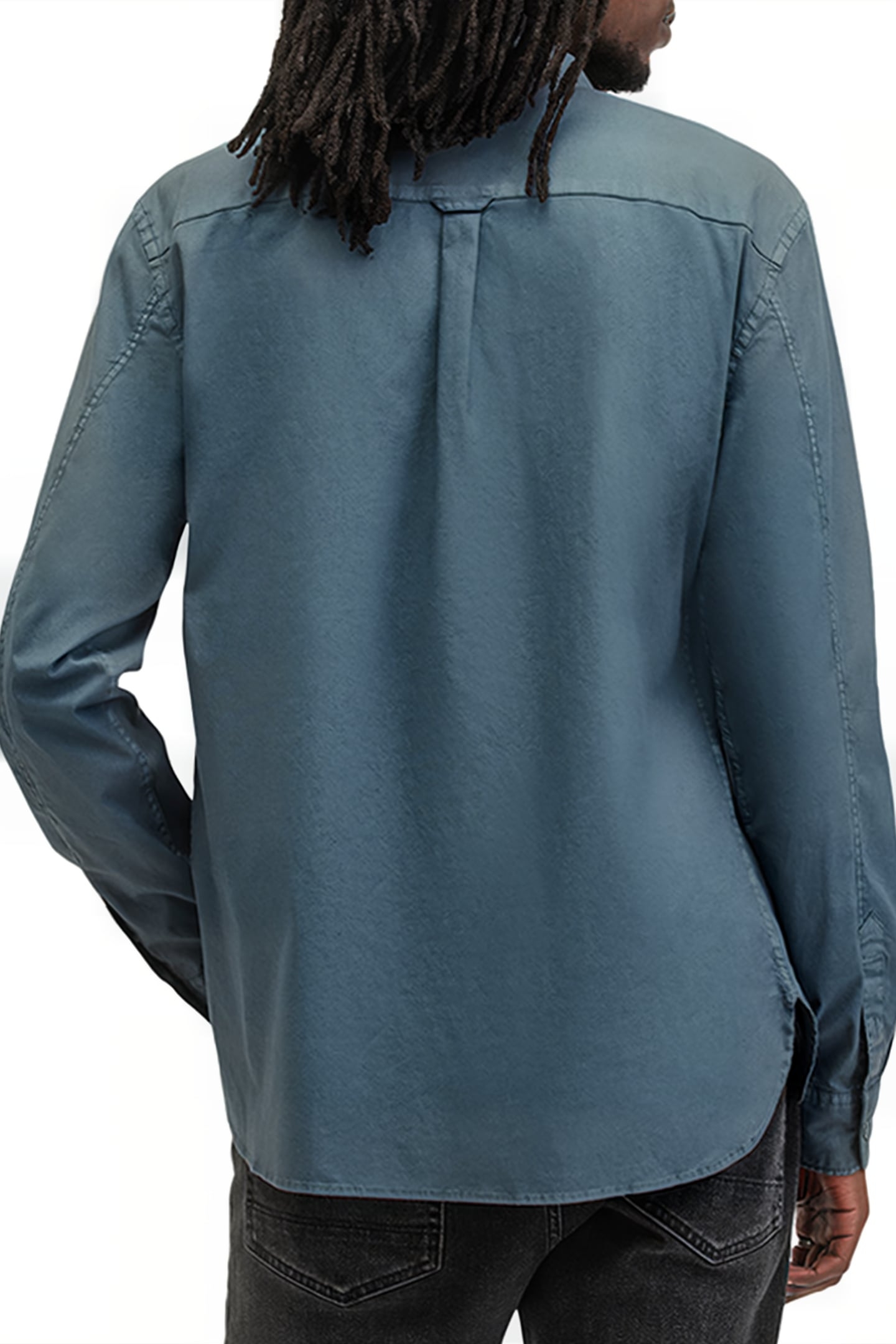 HAWTHORNE LS SHIRT ASHY BLUE 2