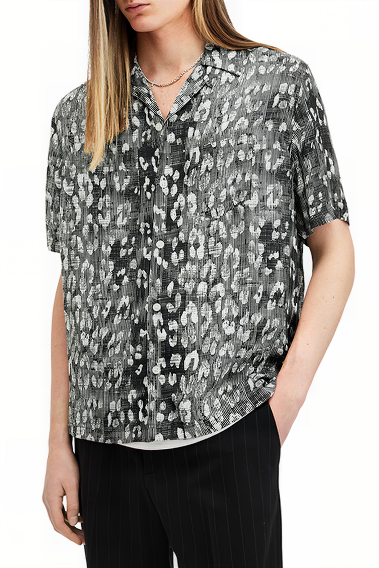 OSCILLATION SS SHIRT PUNK BLACK 1