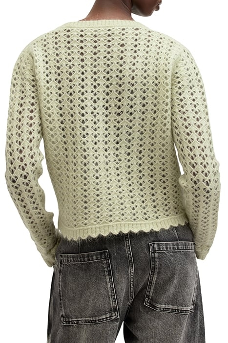 VIVIAN CARDIGAN EARTH GREEN 2